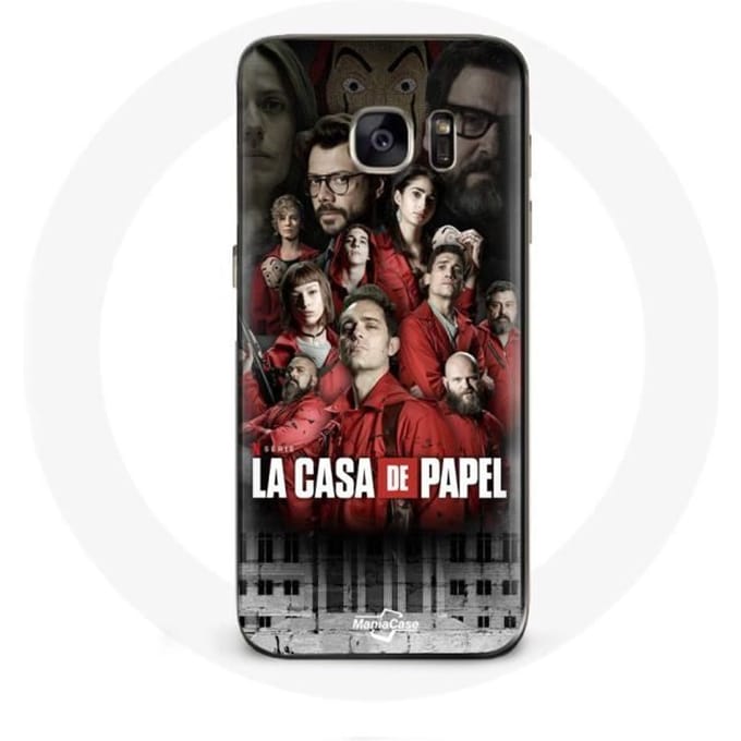 Samsung Galaxy S7 hoesje La casa de papel posterkarakters