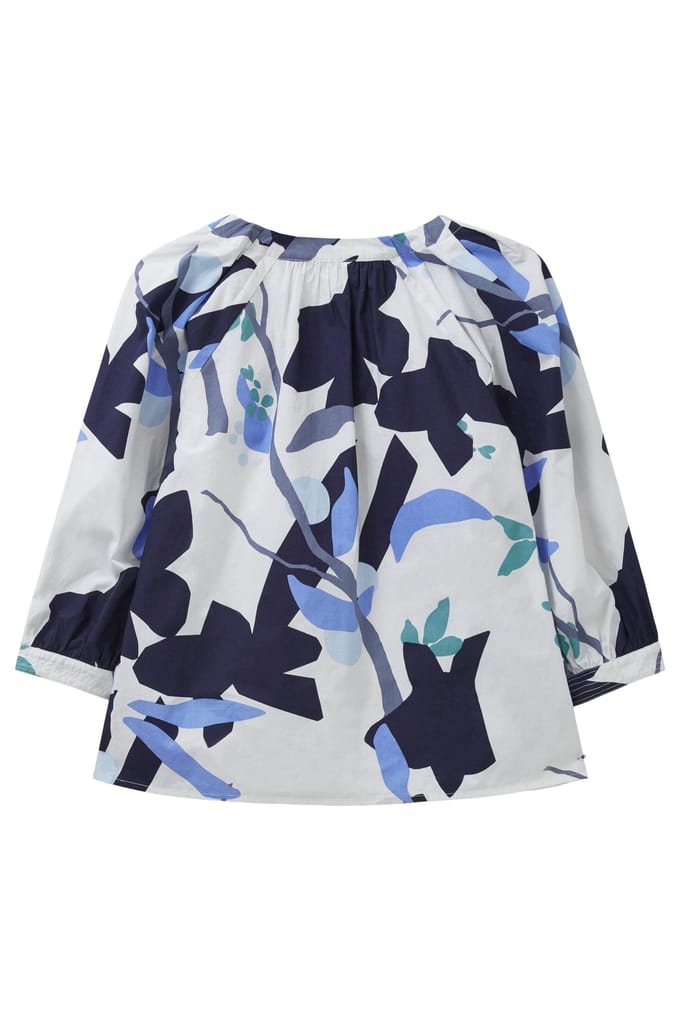White Stuff Jemima Cotton Top Ivory Multi Taglia: 8 | Maglie a manica lunga Outlet | Donna | Bianco