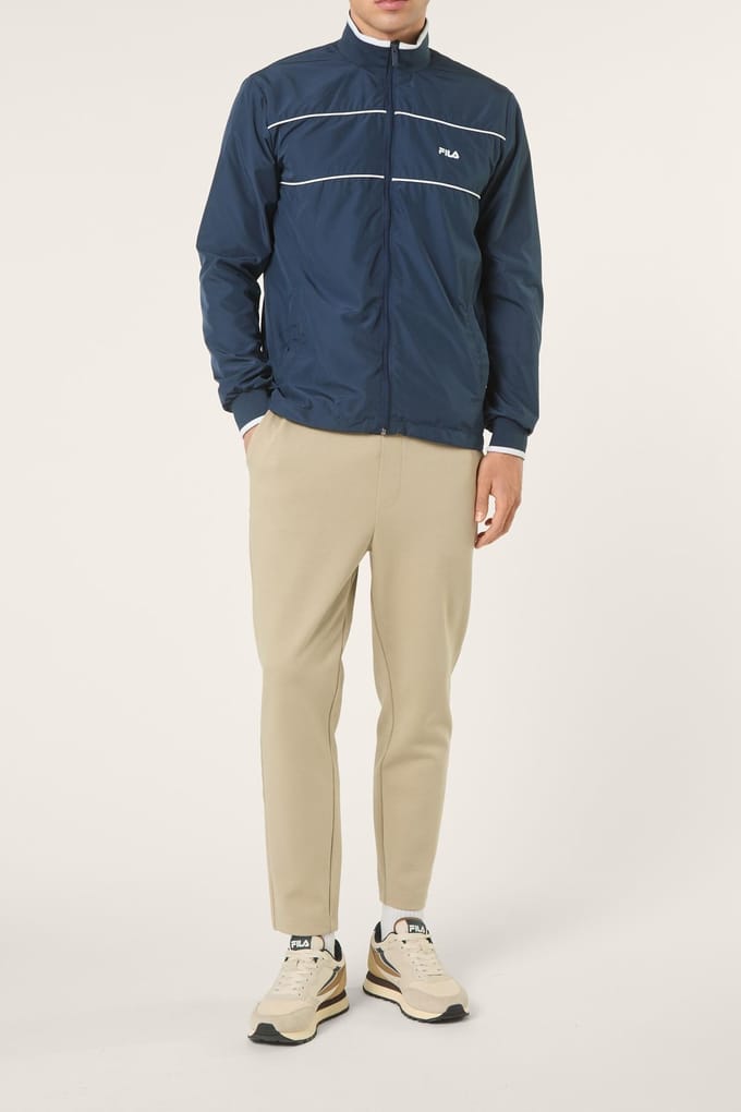 FILA Casale Regular Lightweight Jacket Black Iris Taglia: M | Giacche leggere Outlet | Uomo | Nero