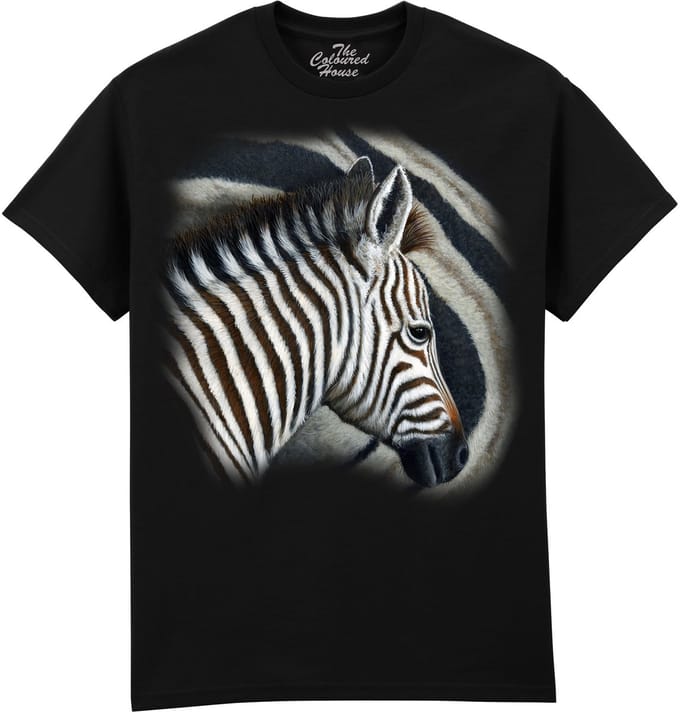 Keeping Close - Zebra The Coloured House T-shirt S