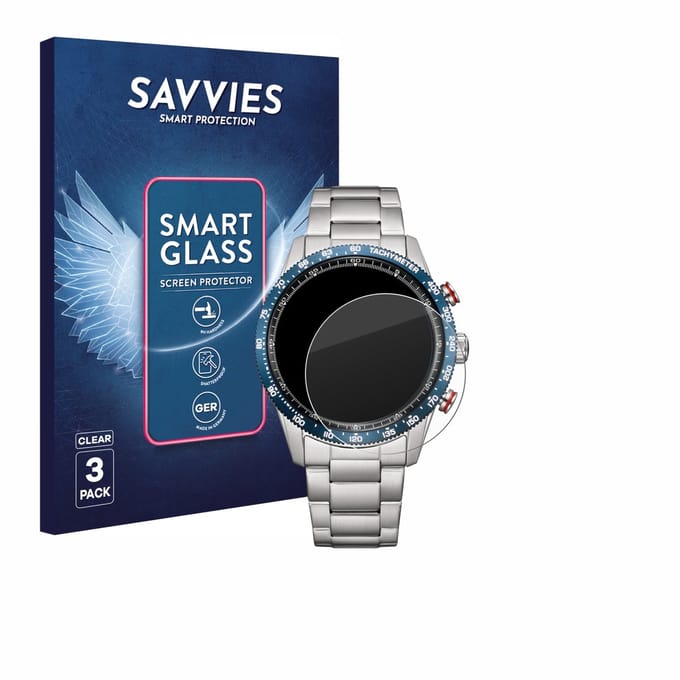 3 Stuks Savvies Screenprotector - geschikt voor Citizen CA4716-50L - beschermfolie glas transparant