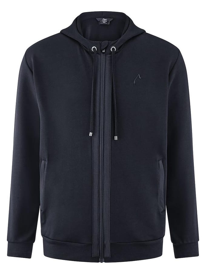 Joggingjack Van Authentic Klein blauw