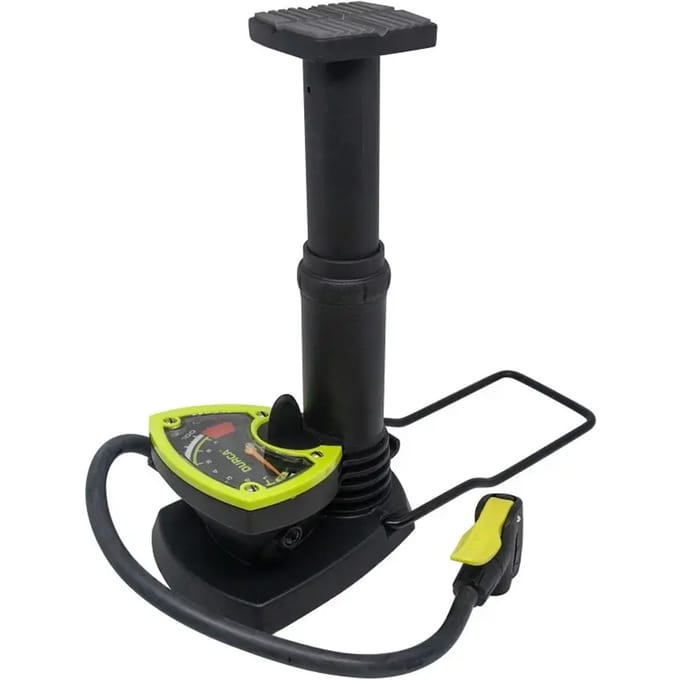 Voetpomp met manometer Durca