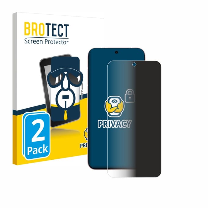 BROTECT - privacy screenprotector voor Vivo X200 Pro mini - Folie Beschermfolie Blauwlichtfilter 2 Stuks