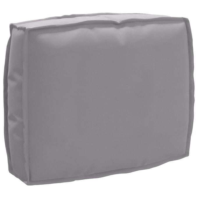 vidaXL - Kussen - Grijs - 50 - x - 40 - x - 12 - cm - Oxford - Stof
