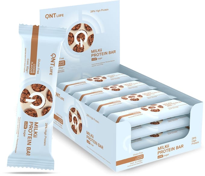 QNT MILKII PROTEIN BAR COOKIE | 12 X 60 Gram