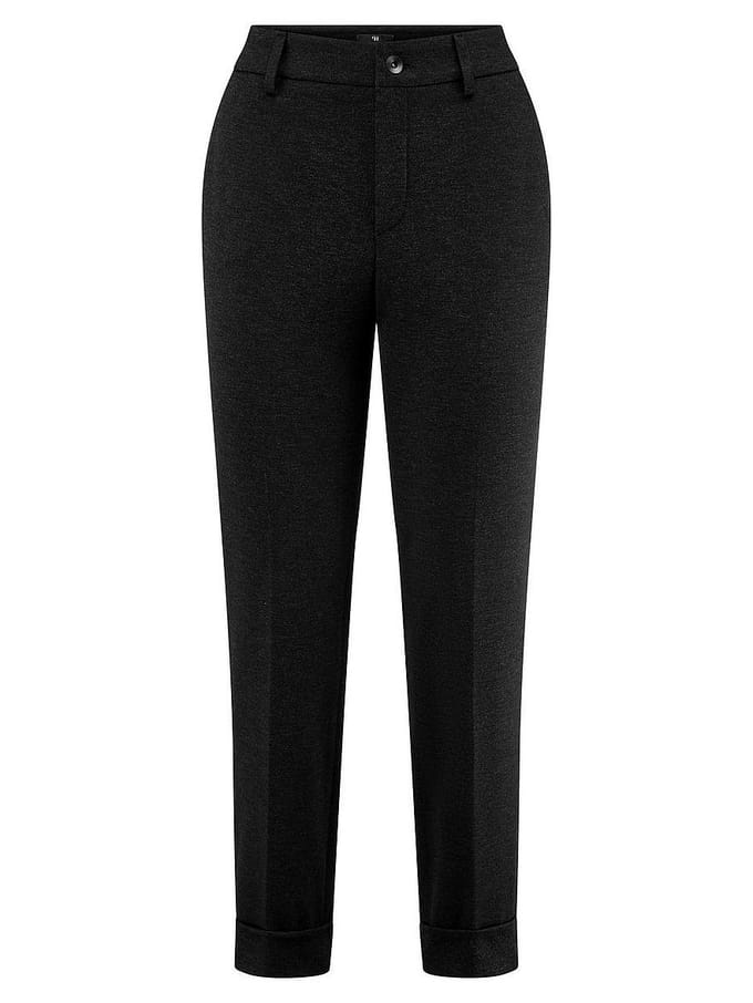 Enkellange broek Van Peter Hahn grijs