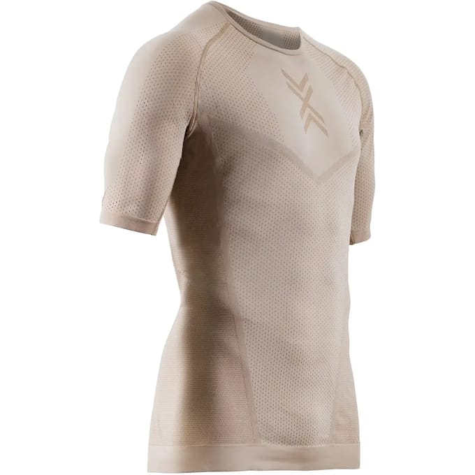 X-Bionic Xceed Hardloopshirt Korte Mouwen Heren Zand/Donker Zand - M