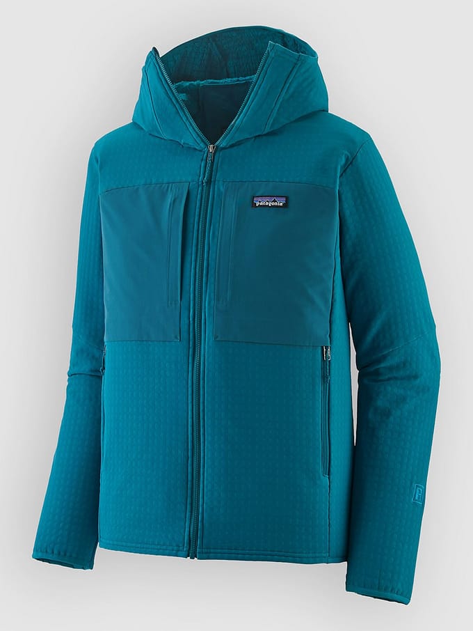 Patagonia R2 Techface Hoody Jas blauw