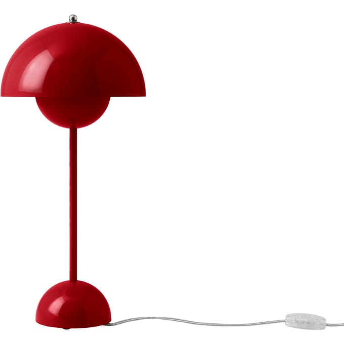 &Tradition Flowerpot VP3 Tafellamp Vermiljoen Rood