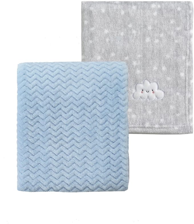 Dailygoods- Babydeken 75 x 100 cm - Zacht/Warme - Microfleece - Ademend - Compact/Draagbaar - OEKO-TEX Gecertificeerd - Kinderdeken