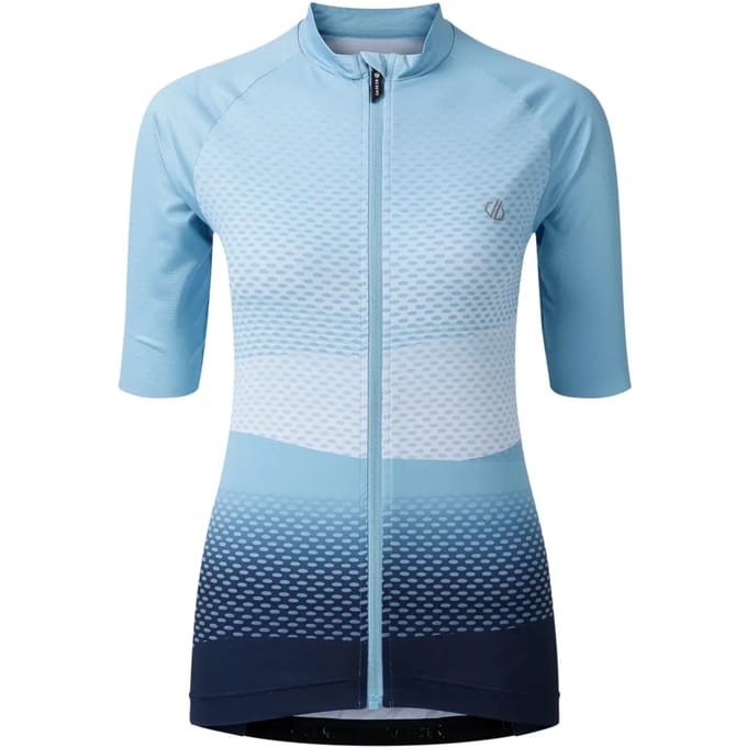Dare2B dames fietsshirt met korte mouwen en bliksemprint