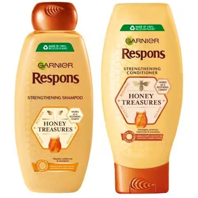 Garnier Respons Honey Treasure Shampoo &amp; Conditioner 2 x 400 ml