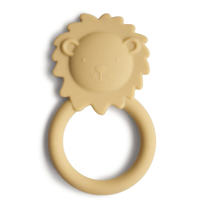 Mushie - Siliconen Bijtspeeltje - Bijtringen - Lion