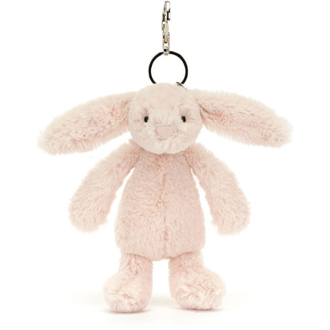 Jellycat bag charm bunny bashful blush