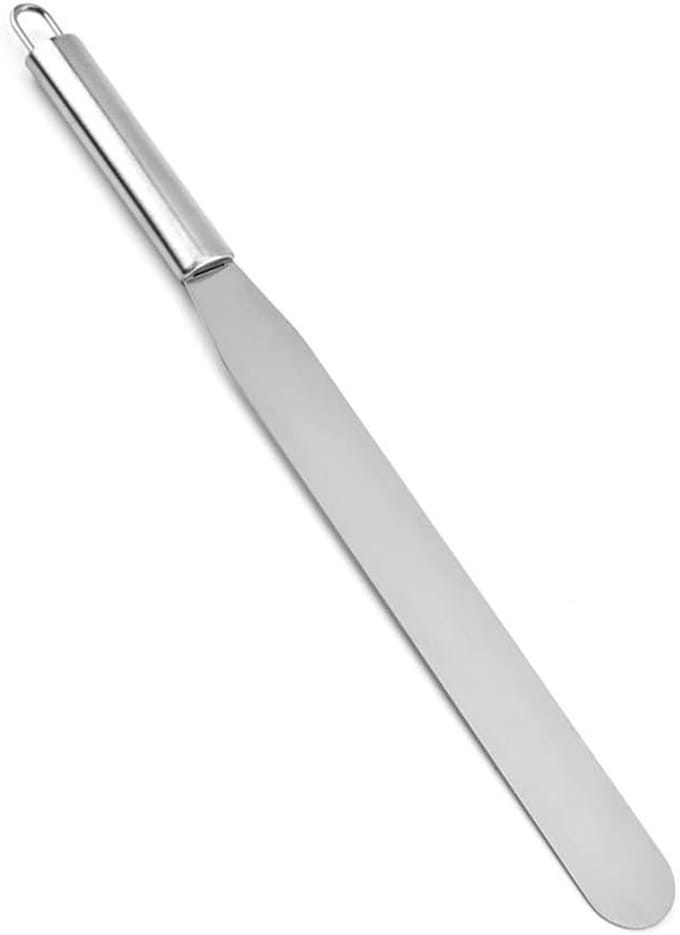 Professionele Taartschepper van RVS - Icing Spatula en Cake Scraper voor Perfecte Gebakjes en Koekjes