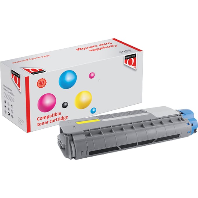 Toner Quantore alternatief tbv Oki 44315305 geel