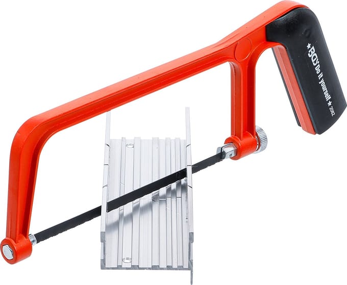 BGS Aluminium zaagbeugel met versteklade en zaagblad, 150 mm