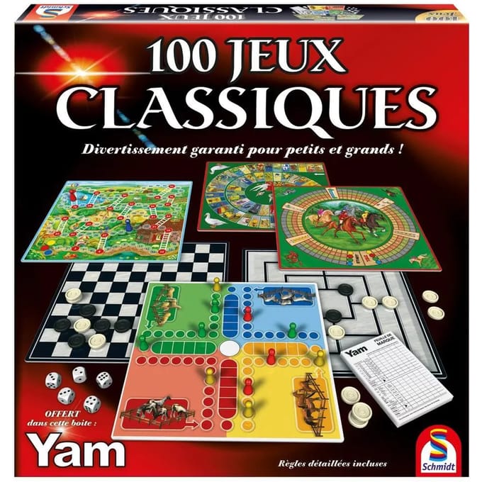 SCHMIDT AND SPIELE Coffret de jeux - 100 jeux classiques