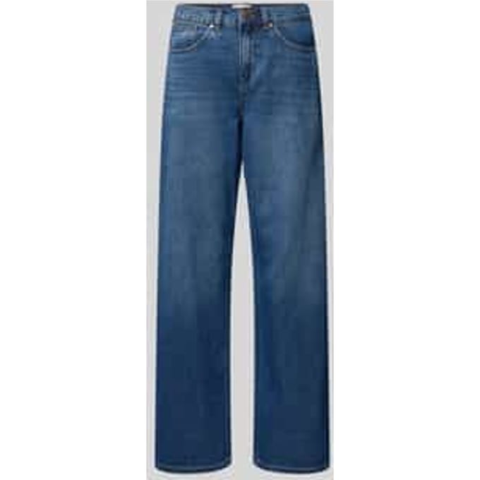 Wide leg jeans van puur katoen, model 'HOPE'