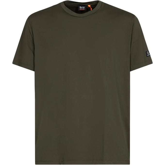 t-shirt Paul hals man groen