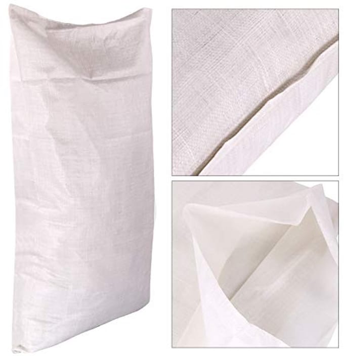 Geweven Polypropyleen Rubble Zakken 20" x 30" - 50cm x 75cm - 100 Stuks