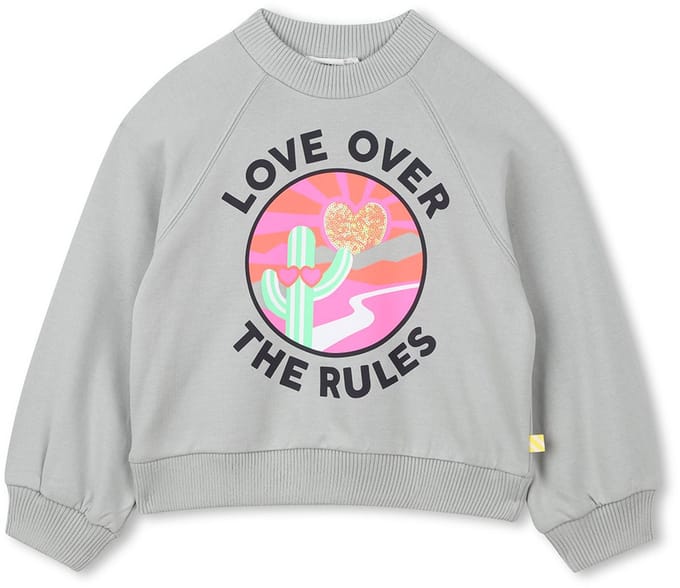 Billieblush U21376 Sweatshirt Grijs 10 Years Meisjes