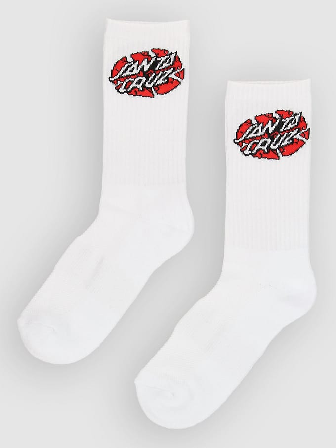 Santa Cruz Broken Dot Socks wit