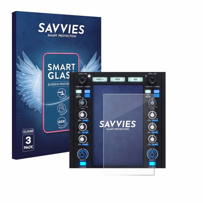 3 Stuks Savvies Screenprotector - geschikt voor Rane System One - beschermfolie glas transparant
