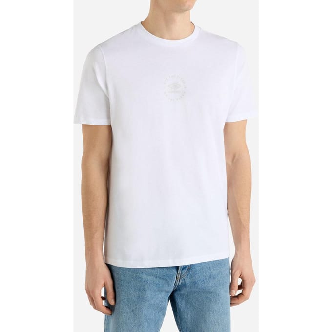 Umbro Heren Relaxed Fit T-shirt (Briljant wit)