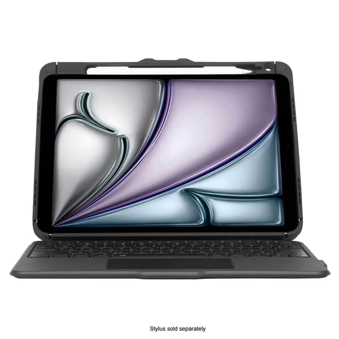 Targus Versavu - keyboard and folio case (keyboard case) - with trackpad - AZERTY - French - black Input Device - Keyboard and folio case - Frans - Zwart
