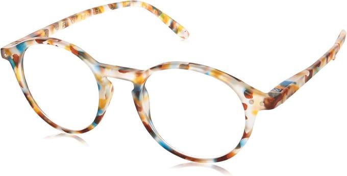 Ronde Leesbril Uniseks Sterkte +1.5 Blauw Tortoise Soft