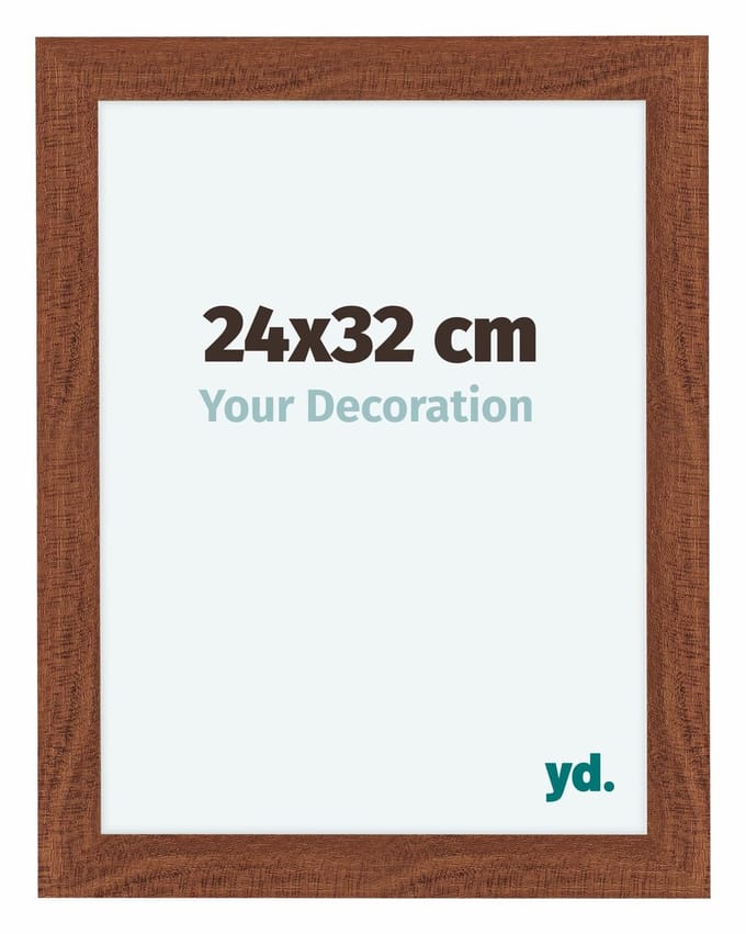 Your Decoration - Fotolijst 24x32 cm - MDF - Walnoot - Como
