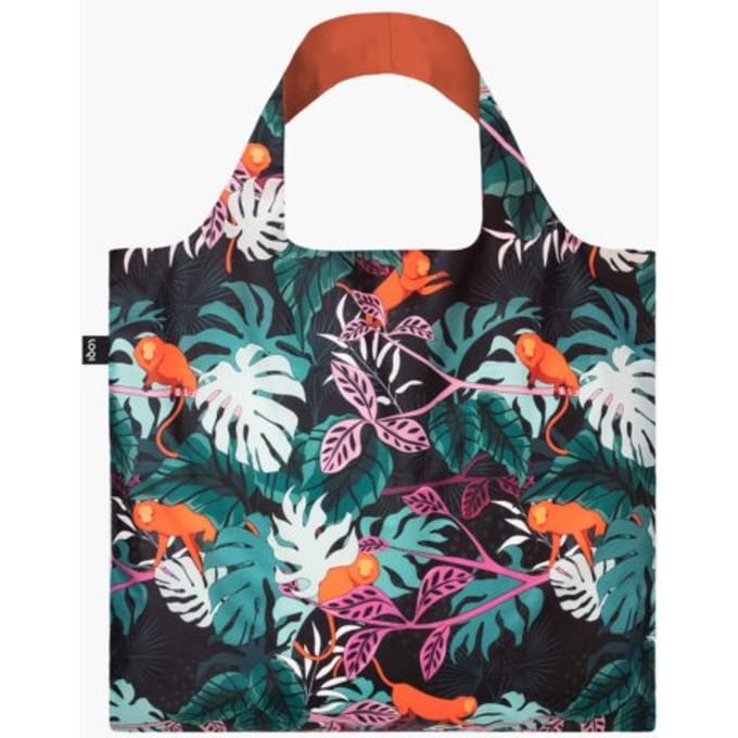 Loqi opvouwbare tas glitter power - mata monkey