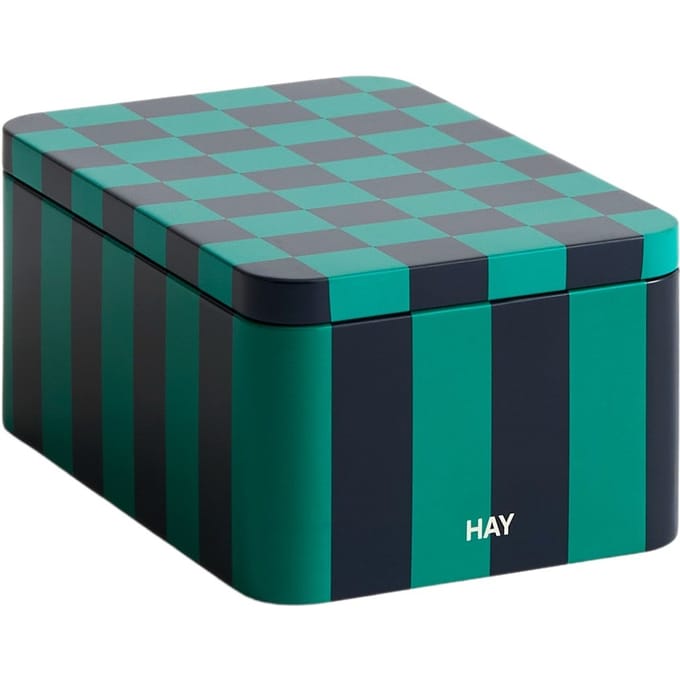 HAY Tin Container - HAYTinContainerGreenDarkBlue