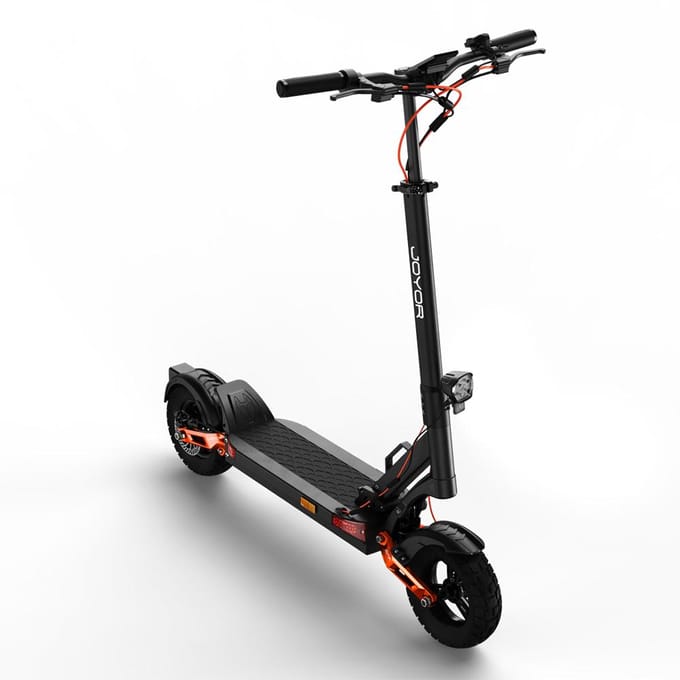 Trottinette Électrique JOYOR T6D DGT avec Batterie 48V 18Ah, Suspension Hydraulique noir