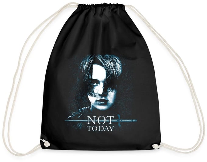 Game Of Thrones Arya Stark Not Today Citaat Gymtas