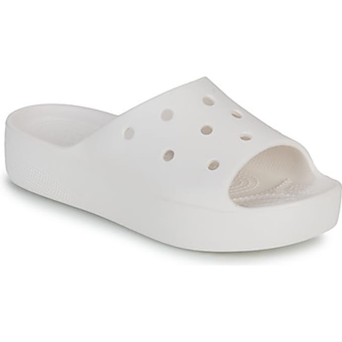 Crocs Classic Platform Serie - Dames Klapjes - Wit - Croslite™ - 37-38
