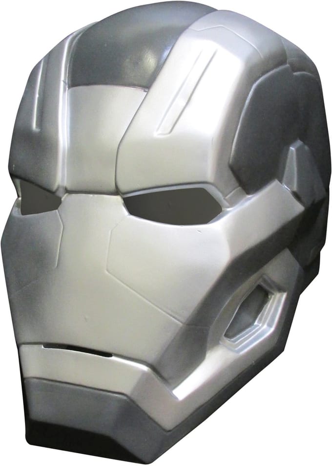 Rubies - War Machine Masker Star Wars Kind - Zilver - One Size - Carnavalskleding - Verkleedkleding