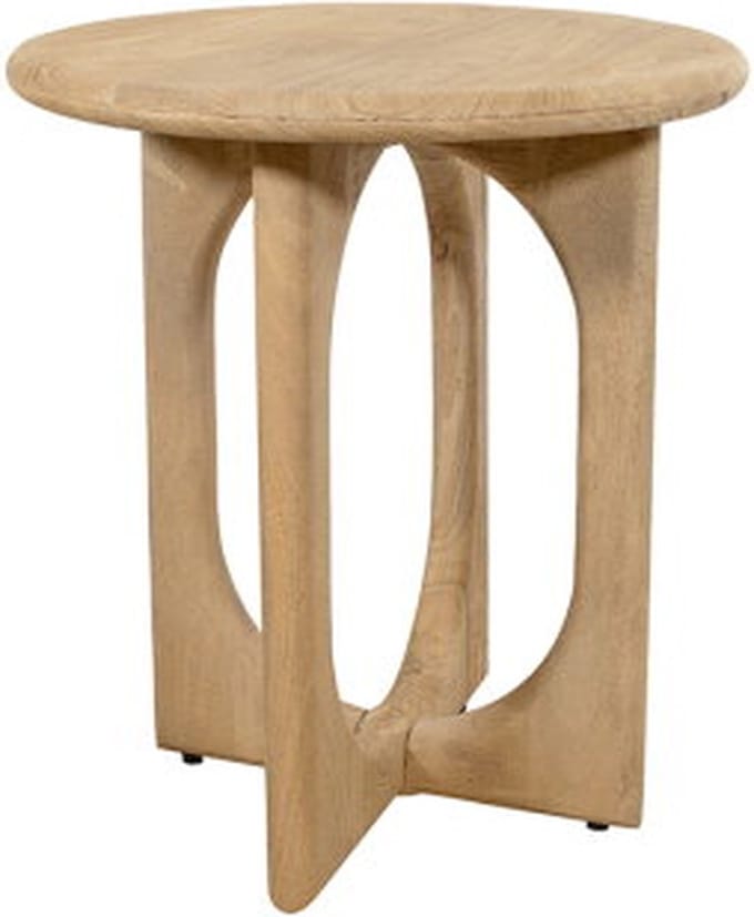 Salontafel Zodiac rond acacia Ø50 cm - Naturel