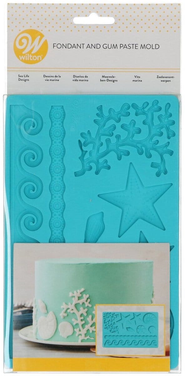 Wilton Fondant & Gum Paste - Zee Leven - Siliconen Mal