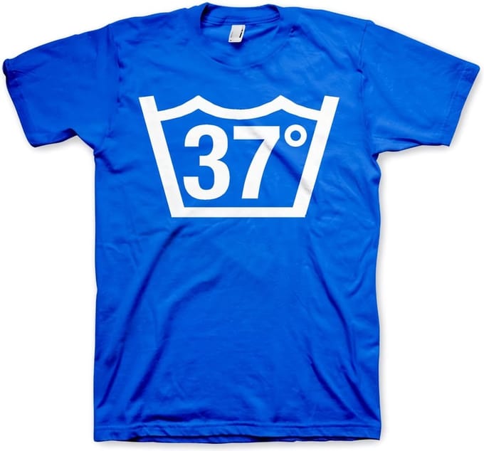 Hybris 37 Celcius Tee T-shirt Blauw