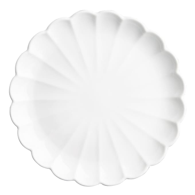 Olympia Bloom Geschulpte Borden Wit 276mm (4 stuks)