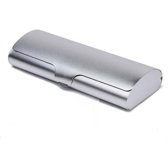 Harde brillenkoker - Mat aluminiumlegering brillenkoker - 154*58*27 mm