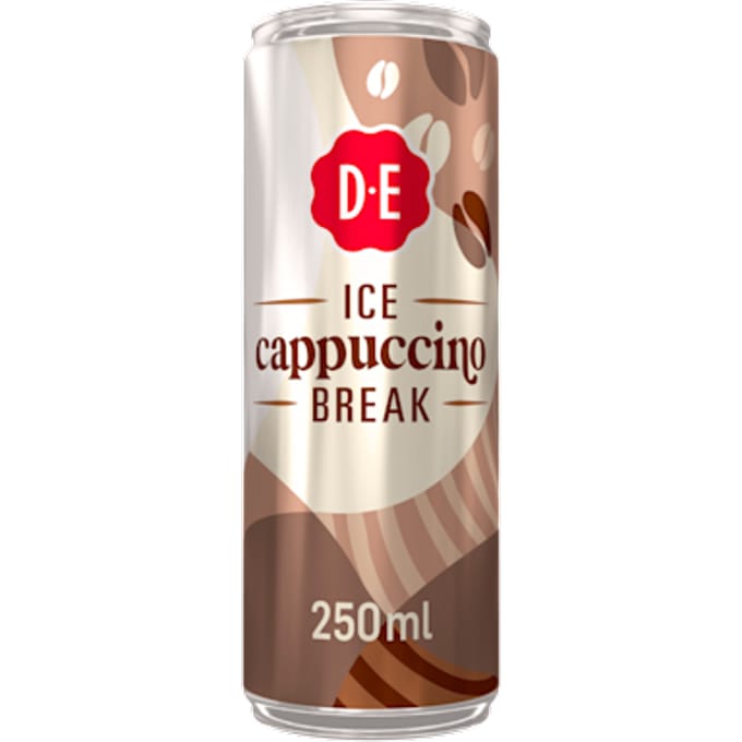Ijskoffie Douwe Egberts cappuccino blik 250 ml