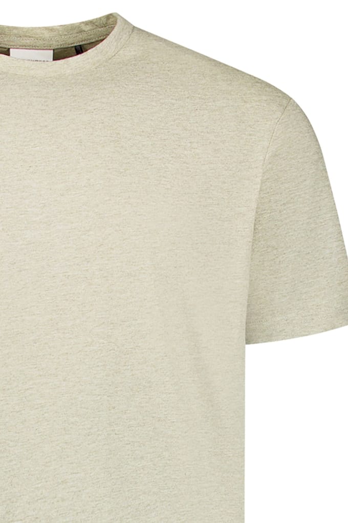 No Excess T-shirt Crewneck Melange Taupe Größe: S | Basic T-Shirts Outlet | Herren | Schwarz