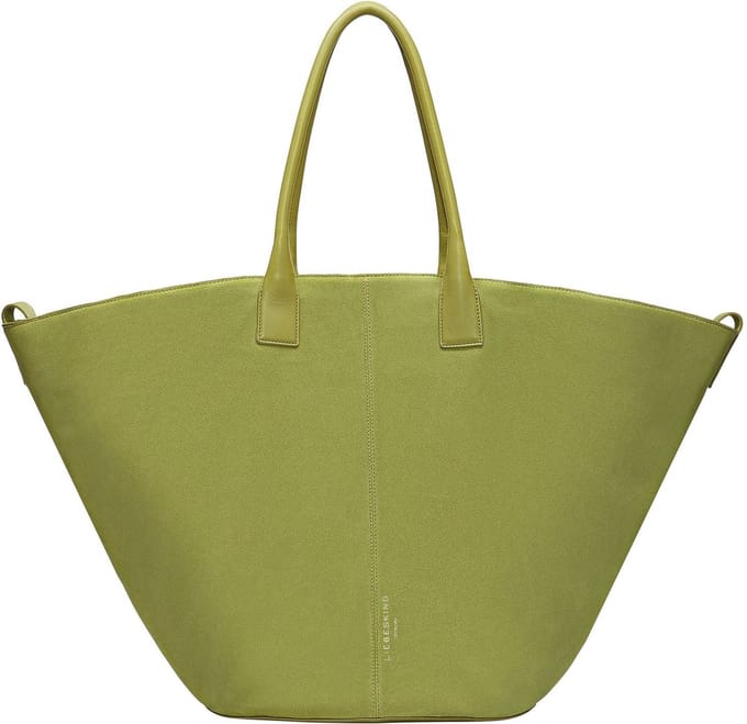 LIEBESKIND BERLIN Leren Schoudertas Mica Promo Suede Shopper Thyme Groene