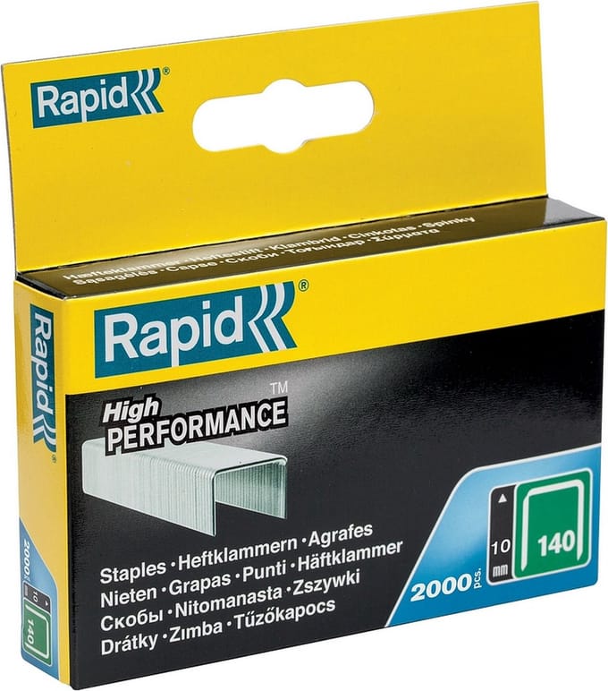 Rapid High Performance - staples - No. 140 - 10 mm - pack of 2000