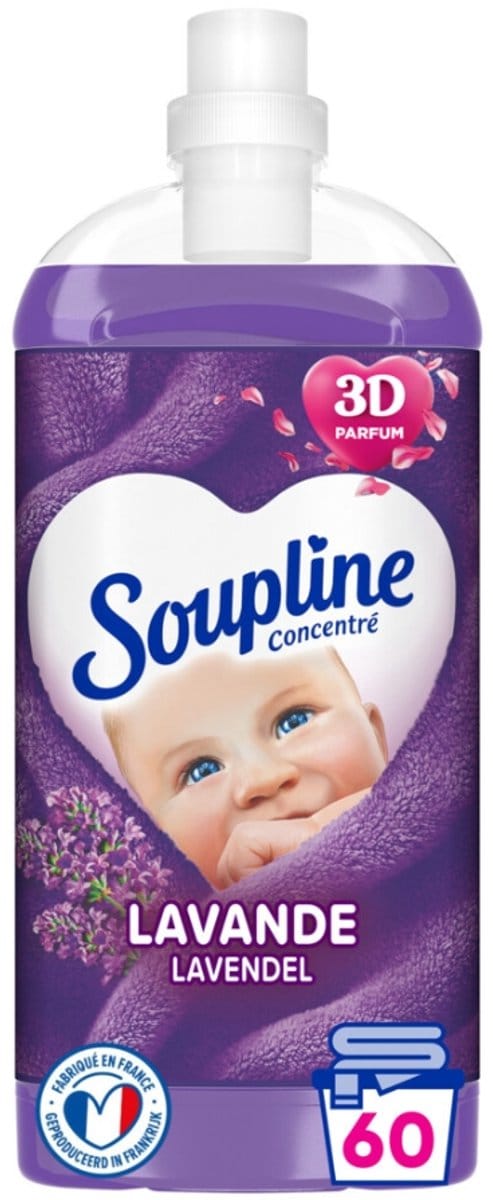 Soupline - Wasverzachter - Lavendel - 77 Wasbeurten - 1350 ml