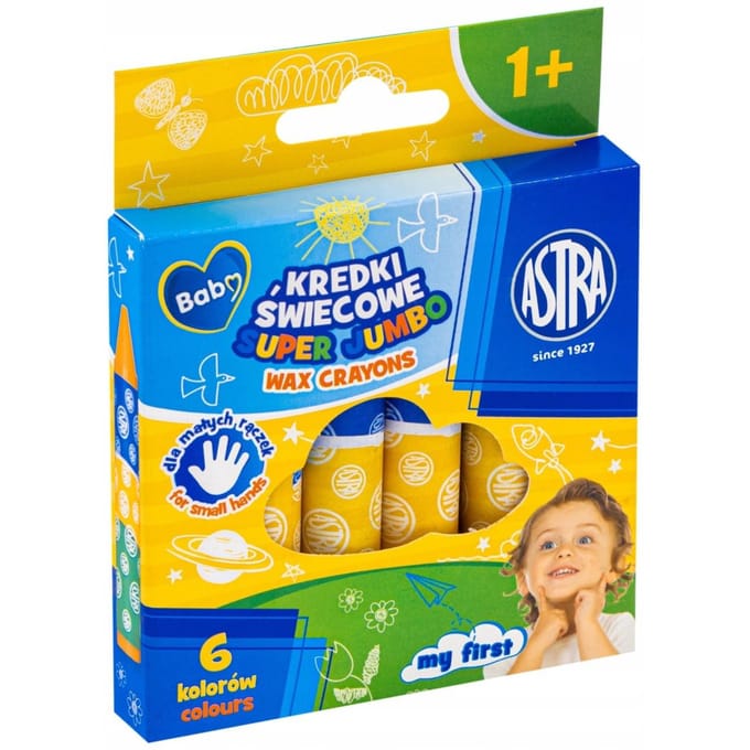 Astra Super Jumbo Wascootjes - 6 Levendige Kleuren